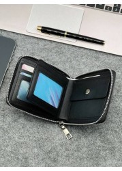 HOVI S Upgrade Your Look With Stylish Business Leather Wallets Fashion Short Wallet Old Money Style Men Vintage Funny Gifts Coin Purse Travel Christmas Purse Holiday Thanksgiving Gifts Vacation Hiking