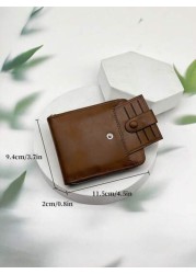 HOVI S Upgrade Your Look With Stylish Men s Business Leather Wallets Fashion Short Wallet