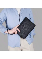 Men s PU Embossed Clutch Wrist Bag