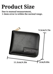 HOVI'S حسّن من مظهرك مع محافظ الرجال الجلدية الأنيقة للأعمال المحفظة القصيرة عصرية