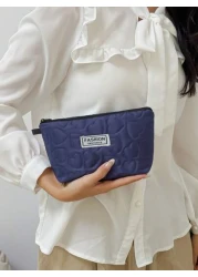 Niche High End Cosmetic Bag Heart Shaped Skin Care Product Storage Bag Travel Inner Liner Bag