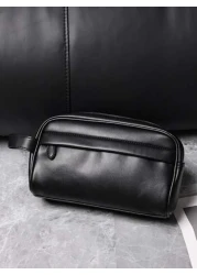 Portable Washing Toiletry Bag Men s Handbag For Sports Business And Travel Storage Bag Men Zip Front Clutch Bag Envelope Bag Underarm Bag Square Bag Wash Bag Toiletry Bag Stylish Vintage Organizer Wal