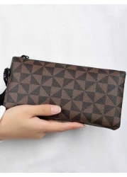 Men s Hand Bag Small Square Bag Stitching Handbag Fashion Fashion Niche Wrist Bag