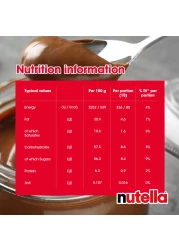 Nutella Hazelnut Chocolate Spread Jar 825g