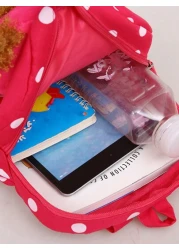 قطعة واحدة من الأكياس الكتفية الصيفية الجميلة، حقيبة كاواييي كرتونية للأطفال والأولاد على شكل دمية وحقيبة كر