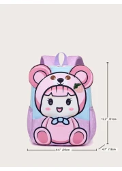 Cute Cartoon Children s Shoulder Backpack Shoulder Student Children s Schoolbag Backpack Middle School Student Schoolbag Outdoor Daypack School Boys Girls Children 6 12 Years School Gift