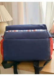 Sanrio Hello Kitty Backpack Retro Plaid Cute Cartoon Large Capacity Lightweight School Bag For Female College Students Niche Design Ideal For Classes And Casual Use Stylish Student Backpack For Everyd