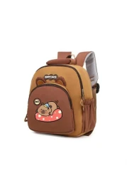 1pc Back To School Backpack Fashionable And Casual Backpack Cute Cartoon Capybara Large Capacity Backpack Suitable For Daily School Very Suitable For Campus Class Photo Taking Birthday Gifts Suitable