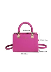 Versatile Ins Girls Handbag New Fashion Small Square Bag 14 16 Years Old Children s Shoulder Bag Texture Retro Crossbody Bag