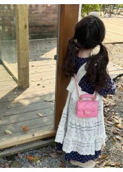 New Fashionable Mini Square Handbag With Embroidered Design