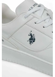 U.S. Polo Assn. حذاء رياضي كاجوال للرجال من US Polo Assn.Lee 4 B- 9101501895-1 أبيض
