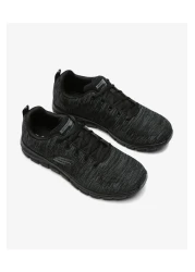 Skechers أحذية رياضية رجالية سوداء