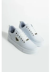 L.A Polo نعل سميك أبيض للرجال Snekaer