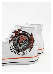 Harley Davidson 023m100358 Pittsburgh White Men's Sneaker