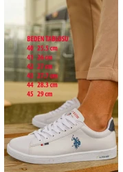 U.S. Polo Assn. حذاء يو اس بولو اسن فرانكو B7 للرجال رياضي كاجوال Usp0015 أبيض