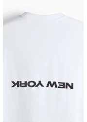 H&M Loose Fit Printed T-shirt