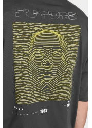  Collection AnThraciTe Fluffy PrinTed Oversize T-Shirt - 100% Tinne TMNSS23TS00171