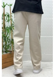 WAFRA بنطال بيكيه فضفاض بقصة مريحة للرجال