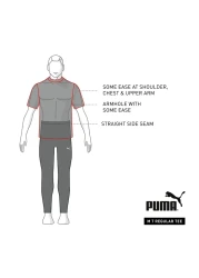 Puma 58666601 Ess Logo Tee Men's Sports T-Shirt