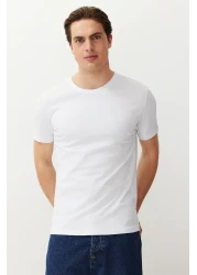  Collection 5-Pack Anthracite-Navy-Black - 100% Tough Fabric, Slim/Slim Fit T-Shirts Tmnaw20Ts0243