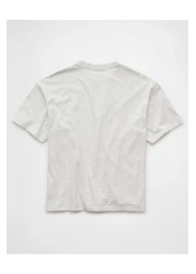 American Eagle تي شيرت جرافيكي بشعار Ae Boxy Destination