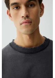 H&M Boxy Fit Washed T-shirt