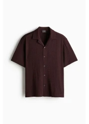 H&M Loose Fit Textured resort shirt