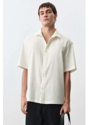 H&M Regular Fit Textured shirt