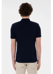 U.S. Polo Assn. Men's Slim Fit Polo Neck Navy Blue Basic T-Shirt 50305929 -Vr033