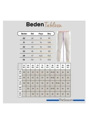 TheSeason بنطال تشينو مرن من القطن الجبردين الأسود للرجال