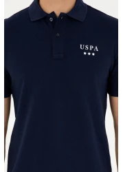 U.S. Polo Assn. Men's Regular Fit Polo Neck Navy Blue T-Shirt 50288504 -Vr033