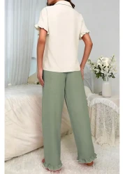 ELİTOL Bürümcük Arabian Buttoned Pajama Set
