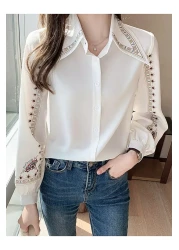 TRENDBUTİKOFFİCİAL Shirt Embroidery Collar