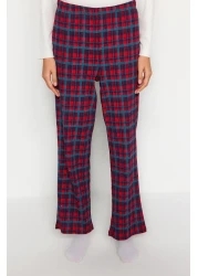  Collection طقم بيجامة منقوشة باللون الأبيض 100% من القطن - تفاصيل الجيب، THMAW24PT00228