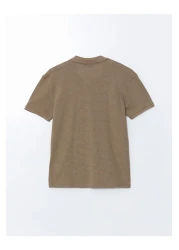 LC Waikiki تي شيرت رجالي من القطن الممشط بأكمام قصيرة وياقة بولو من LCW Vision