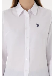U.S. Polo Assn. White Long Sleeve Women's Shirt 50297002 -Vr013