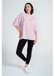 Kyron Women's Low Sleeve Oversize Cotton Printed T-Shirt - Different Color Options