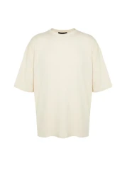  Collection Oversize Beige T-Shirt 100% - TMNSS22TS0318