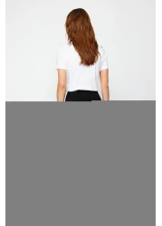  Collection Black Fitted Fish Form Flexible Knitted Maxi Skirt Twoss24Et00155