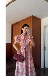 HAZELANNA Lace Pattern Dress