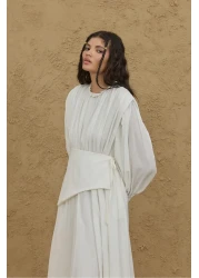 Fahhar فستان فوال مجزأ متنقل إكرو