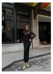 Vuntal BUTİK Full Jewelled Tulle Dress