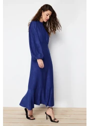  Modest فستان منسوج من قماش الجاكار الأزهار من ساكس TCTSS24EB00064