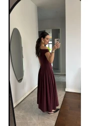 ForOre فستان PINTEREST أساسي بياقة كاياك