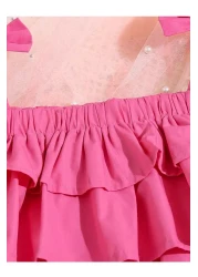 ASIA GİYİM فستان صيفي بناتي بأشرطة - أنيق ومريح