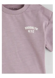 LC Waikiki Printed Baby Boy T-Shirt and Shorts 2-Pack