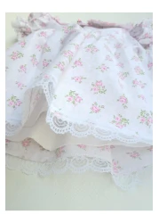 ikokokids Pink Flower Detailed Baby Collar Dress