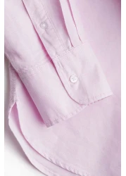 H&M قميص أكسفورد كبير الحجم