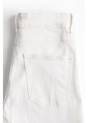 H&M بنطال جينز واسع الساق