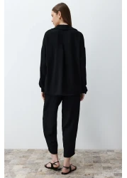  Collection Aerobin Black Shirt and Trousers Set - Twoss24Au00038